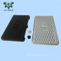 Black anodized cnc machining turning aluminum part